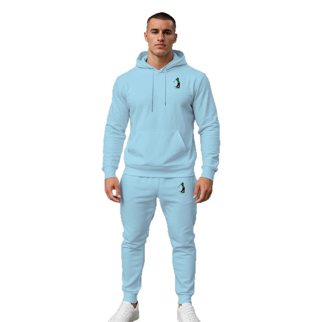 Herren Sportanzug mit Kapuze Ganzkörper Set Fashion