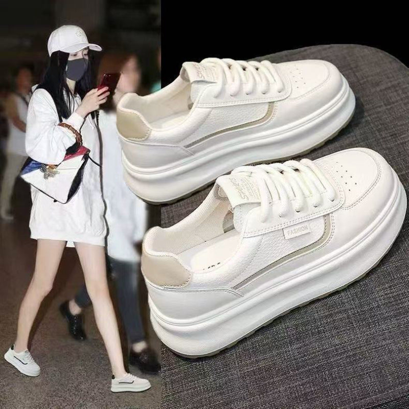 Damen Sneaker Chunky Stil Komfort Sohle