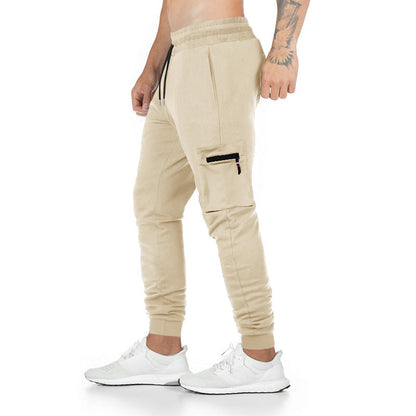 Herren Cargo-Hose Sportlich Elastisch Reißverschluss
