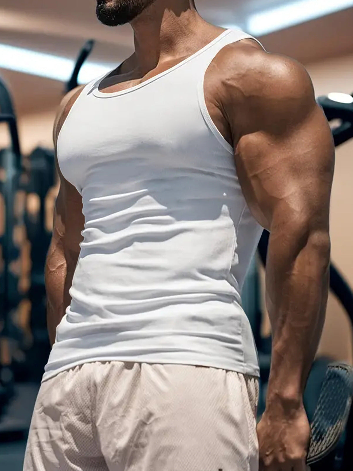 Herren Tanktop Sportlich Atmungsaktiv Funktionsshirt