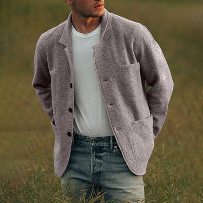 Herren Cardiganjacke Lässig Casual Großstadtchic