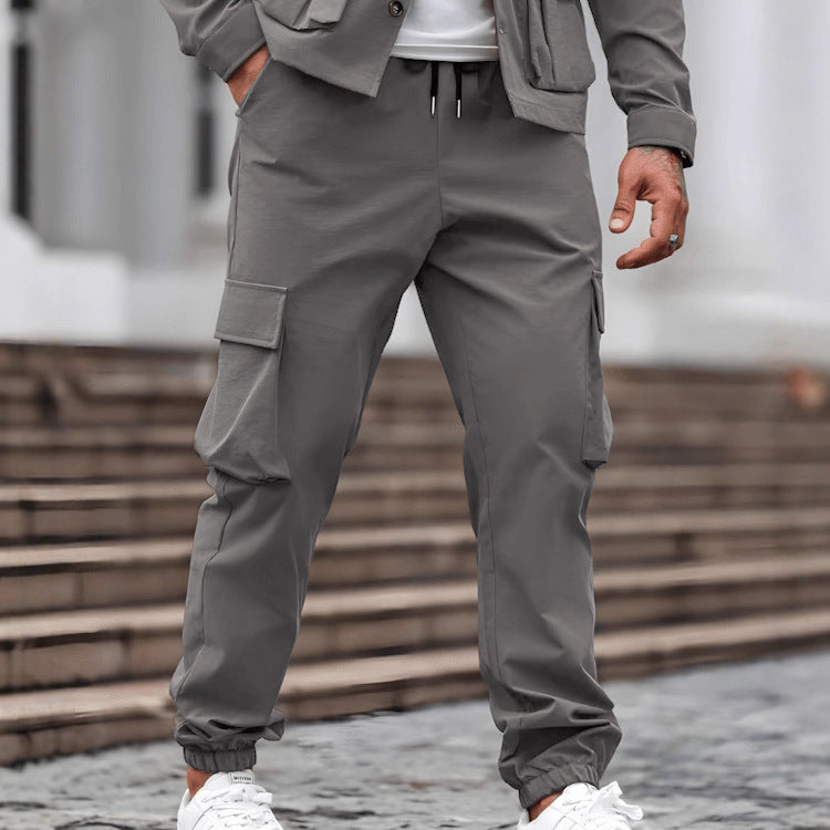 Herren Cargo-Hosen Modern Sportlich Bequem