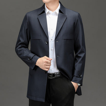 Herren Blazer Moderner Schnitt Slim Fit