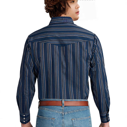 Herren Westernhemd Modern Cowboyshemd Grau
