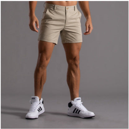 Herren Shorts Baumwoll-Mix mit Taschen Bequem Freizeit