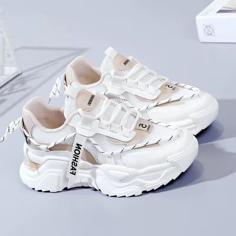 Damen Sneaker Atmungsaktiv Chunky Mode Schuhe