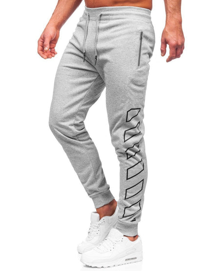 Herren Jogginghose Sportlich Modern Mit Seitentaschen