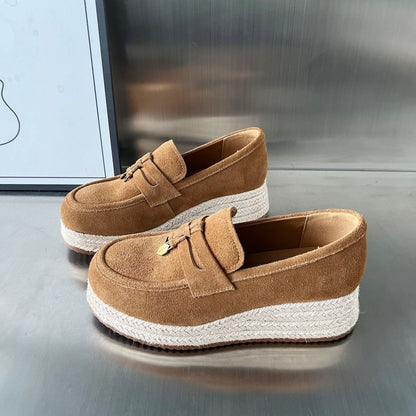 Damen Espadrilles Plateau Modisch Hochwertig