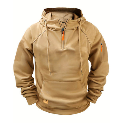 Herren Kapuzenpullover Sportlich Reißverschluss Functional