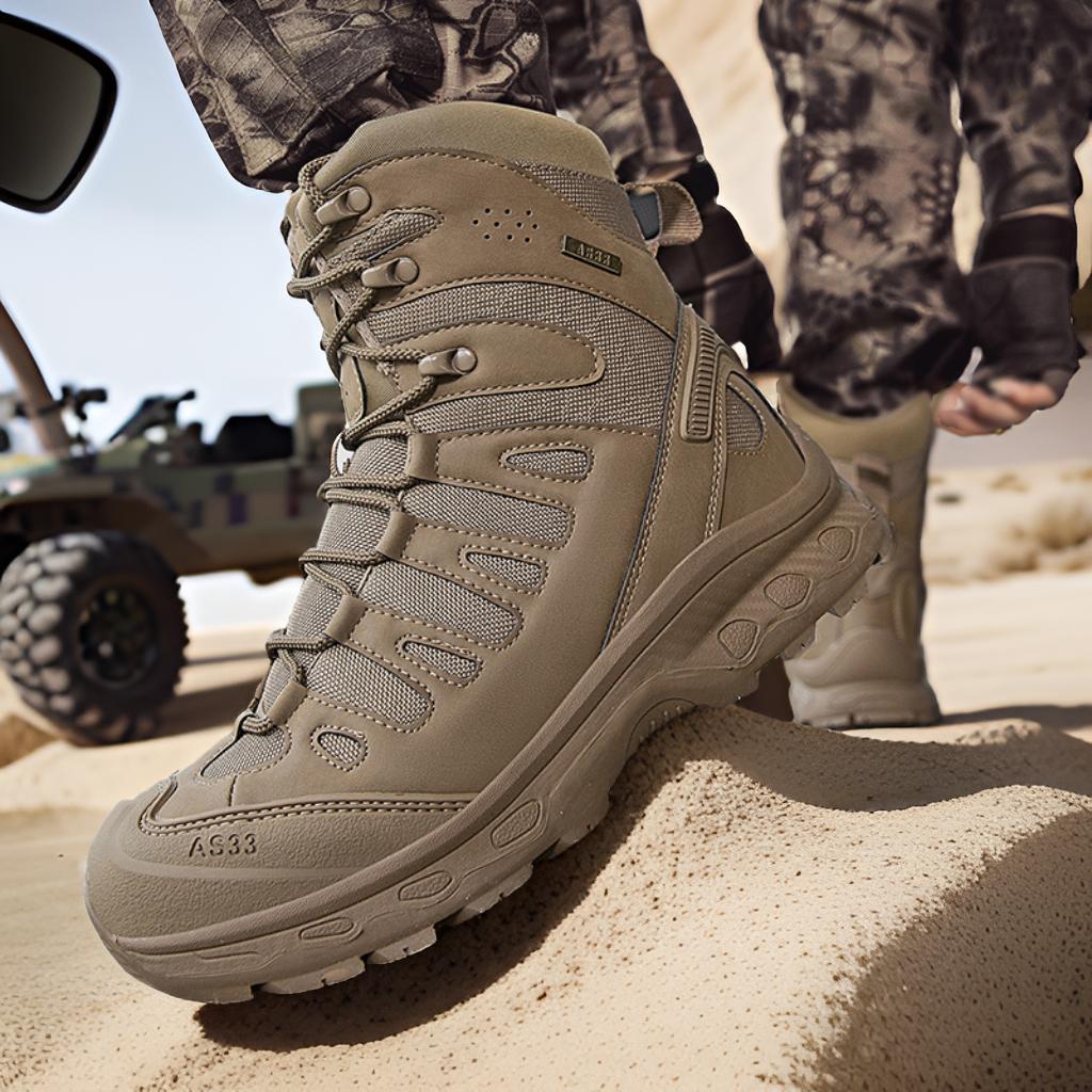 Wanderschuhe Herren Waterproof Trekkingstiefel rutschfest Knöchelschutz