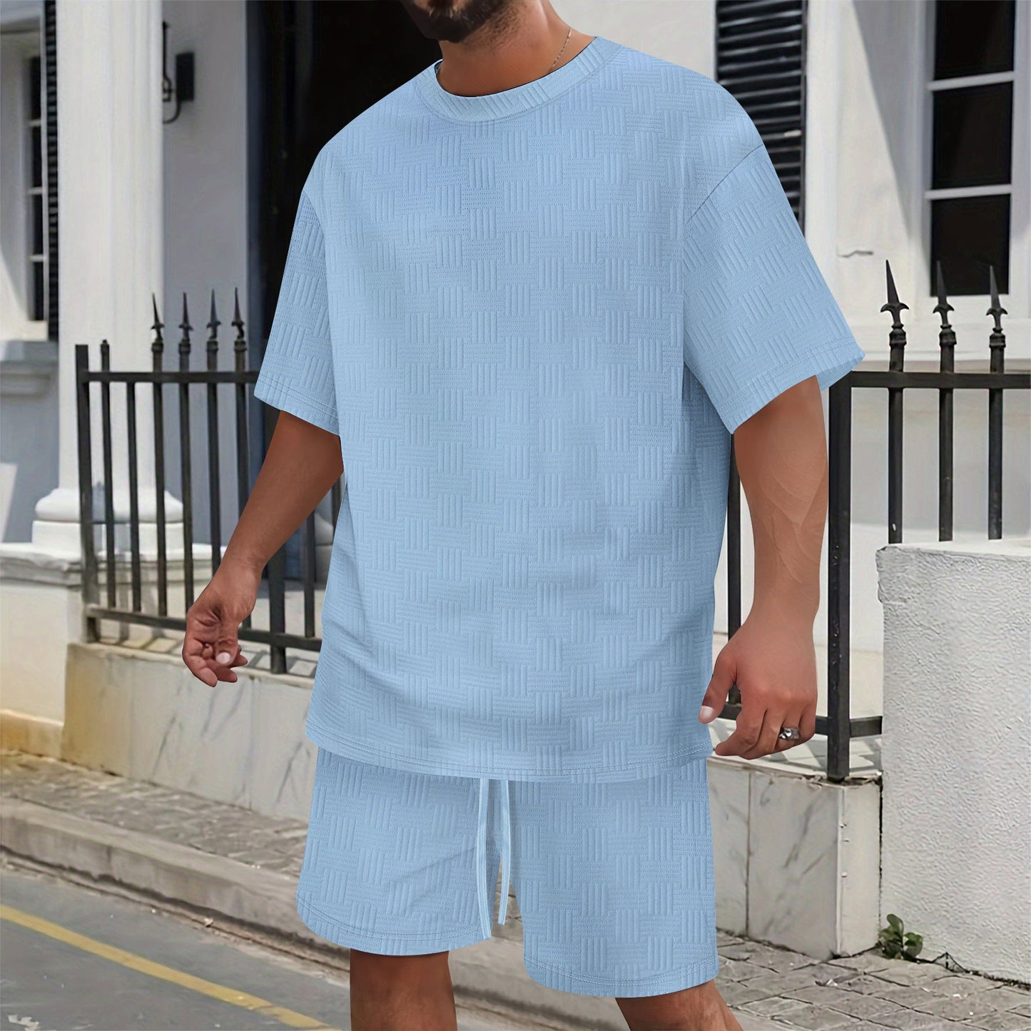 Herren Sommer Set Kurzarmshirt und Bermudas Berlin Style - BerlinGlamour