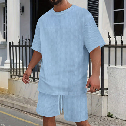 Herren Sommer Set Kurzarmshirt und Bermudas Berlin Style - BerlinGlamour