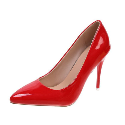 Damen Pumps Hochhackig Glänzend Elegant Schuhe