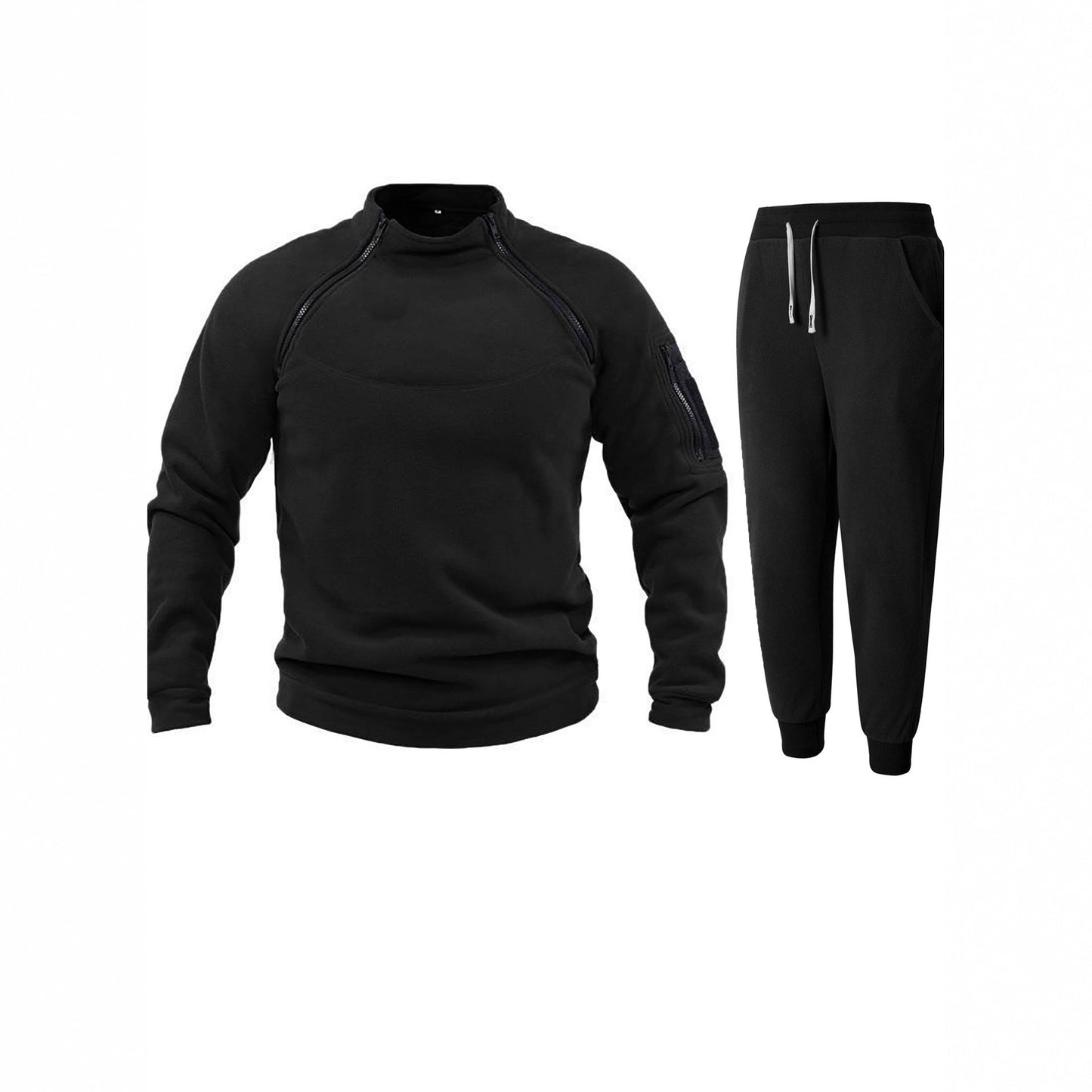 Herren Sportset Funktionspullover Jogginghose Set