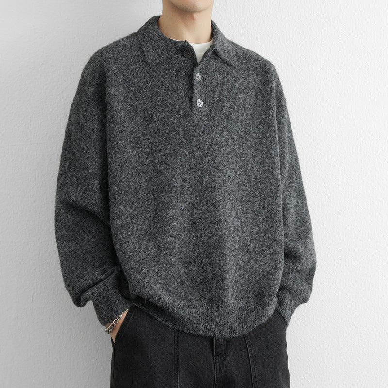 Herren Pullover Modern Kragen Casual