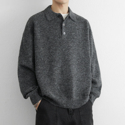 Herren Pullover Modern Kragen Casual