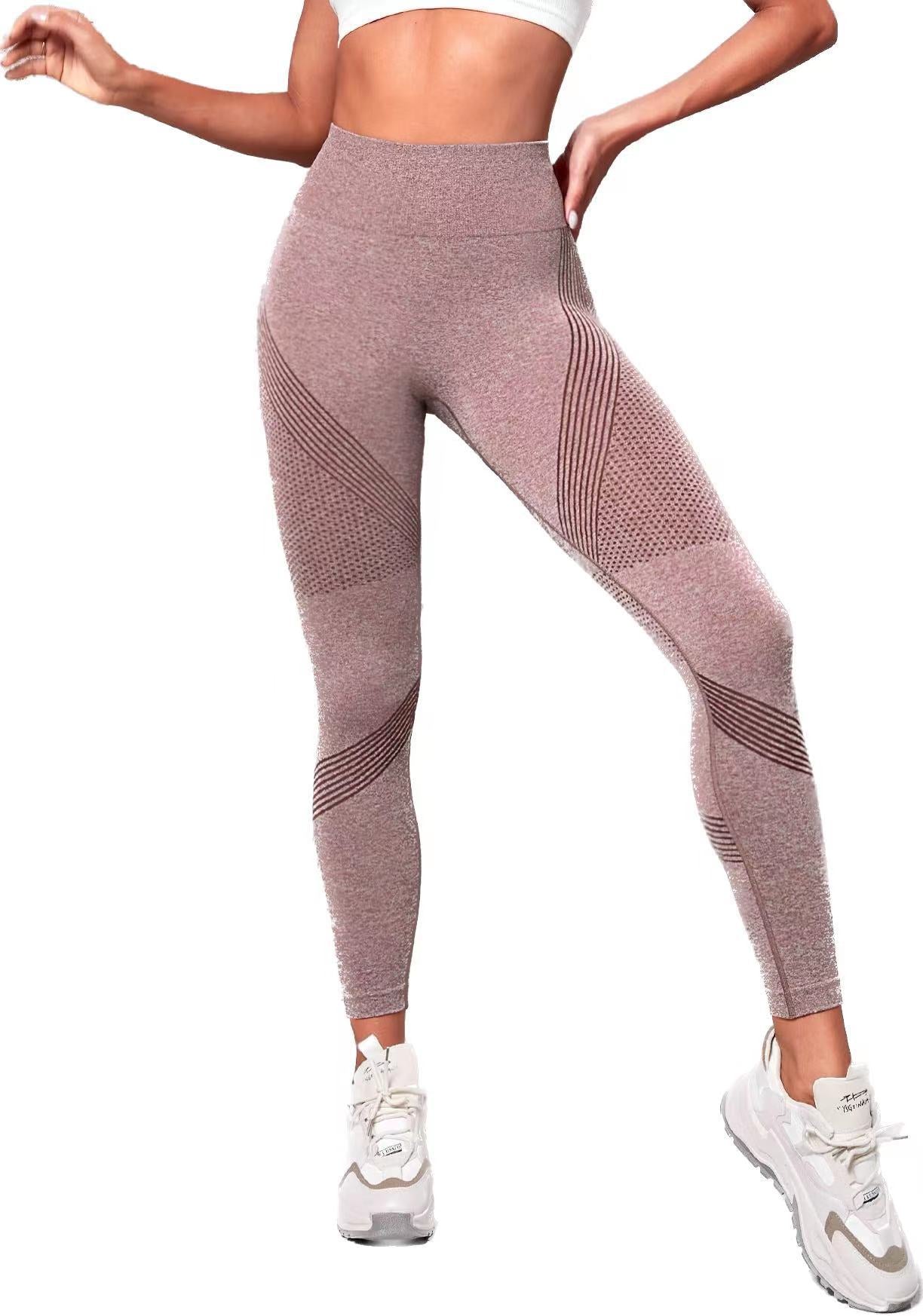Damen Sportleggings Hochwaist Atmungsaktiv Fitness