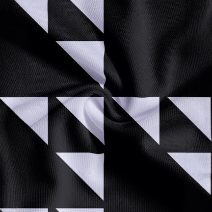 Herren Poloshirt Geometrisches Motiv Modern Berlin Style