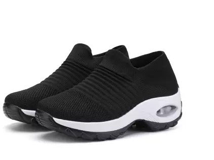 Damen Sneaker Mesh Komfortabel Dämpfung Sportschuhe