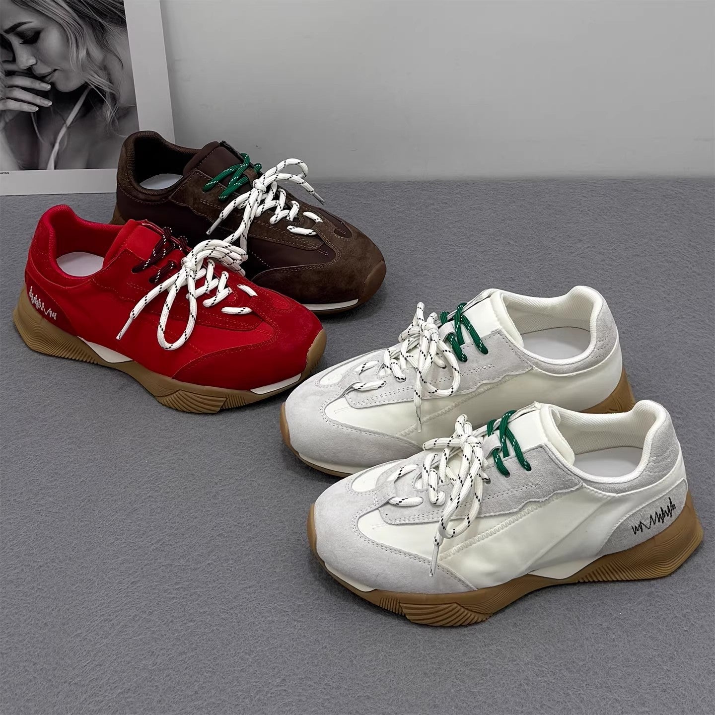 Damen Sneaker Atmungsaktiv Trendig Mesh Schuhe - BerlinGlamour