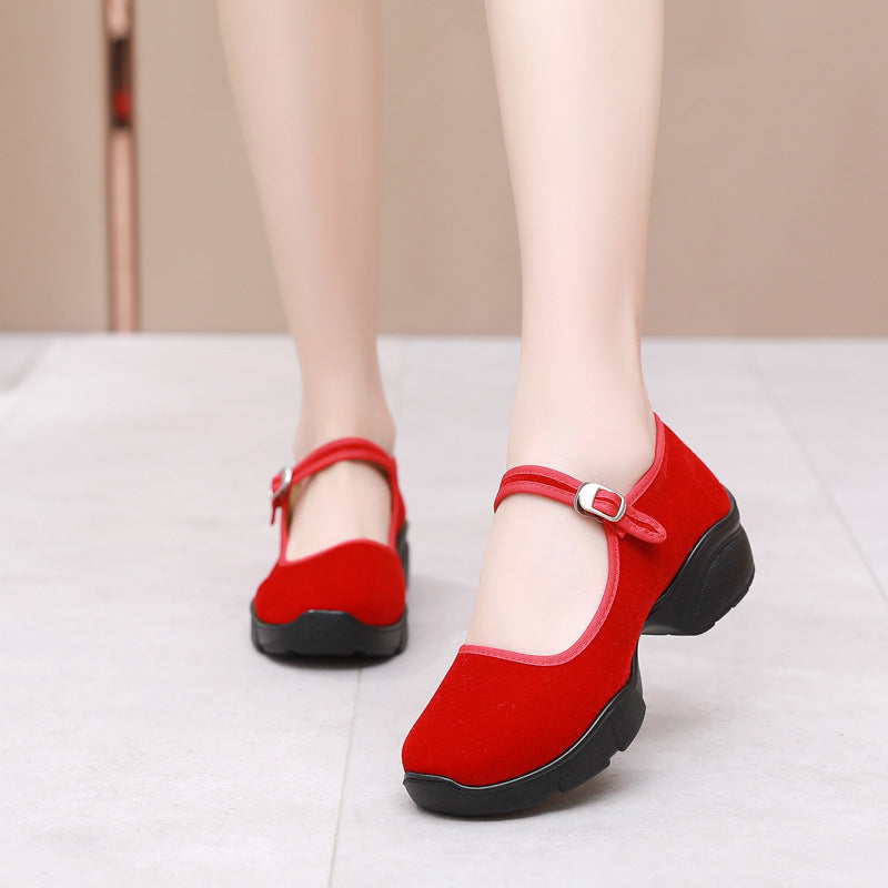 Damen Schuhe Mary Jane Elegante Komfortschuhe Heidi Stil
