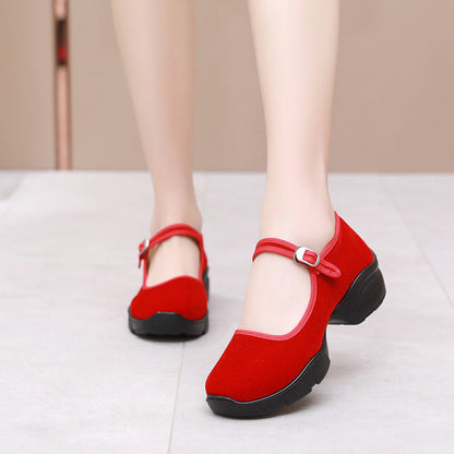 Damen Schuhe Mary Jane Elegante Komfortschuhe Heidi Stil