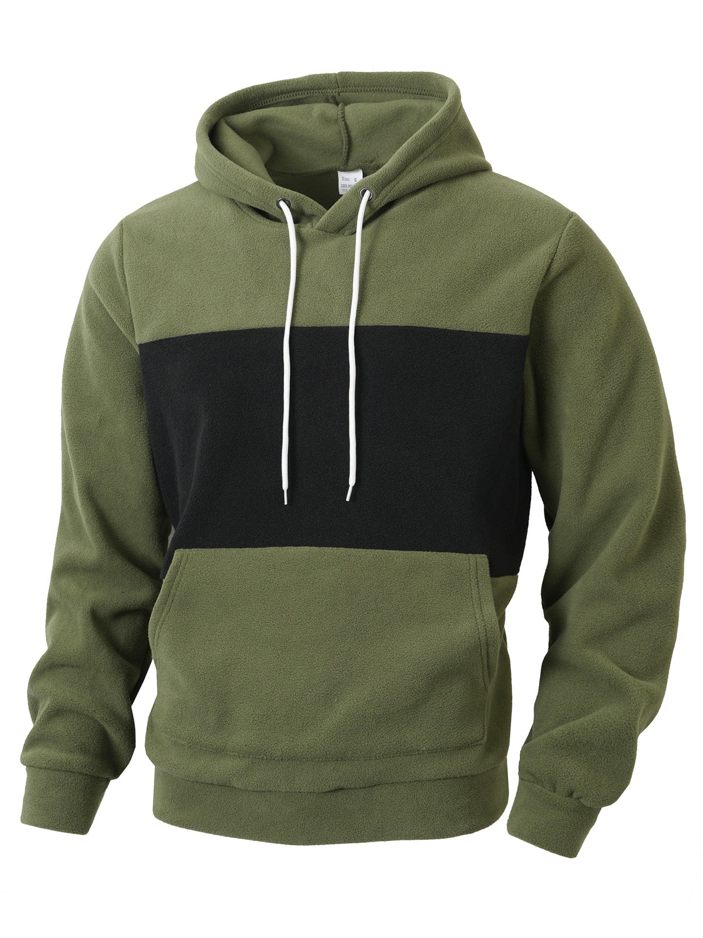 Herren Fleece-Hoodie mit übergroßem Kragen BerlinGlamour → Herren-Hoodie mit Glamour-Berlin-Kragen