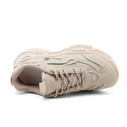Damen Sneaker Sportlich Chunky atmungsaktiv Mesh