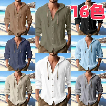 Herren Kapuzenpullover Lässig Mit Tunnelzug Modern - BerlinGlamour