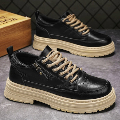 Herren Sneaker Robust Stilvoll Bequem Schwarz
