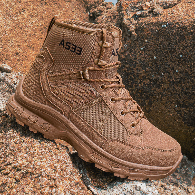 Wanderschuhe Herren Trekkingstiefel atmungsaktiv Waterproof - BerlinGlamour