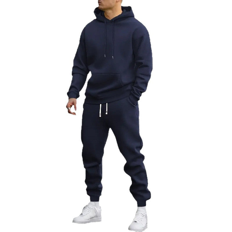 Herren Trainingsanzug Sportlich Bequem Grau