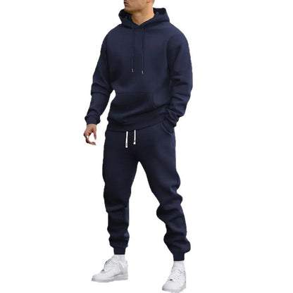 Herren Trainingsanzug Sportlich Bequem Grau
