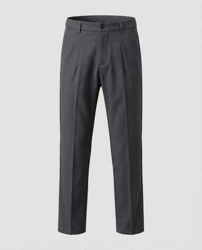 Herren Anzughose Elegant Strukturiert Slimfit
