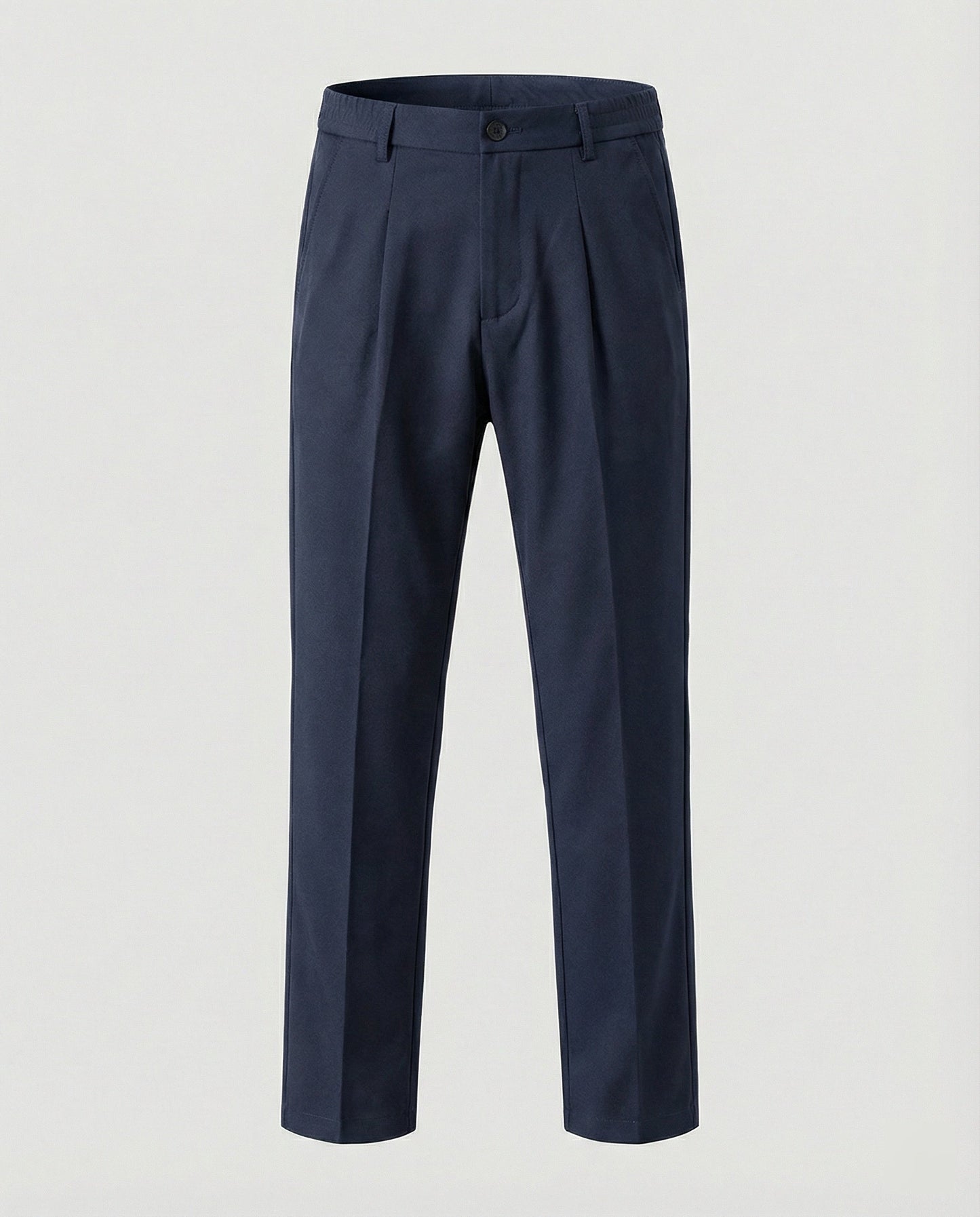 Herren Anzughose Elegant Strukturiert Slimfit