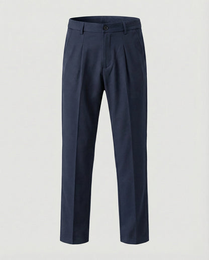Herren Anzughose Elegant Strukturiert Slimfit