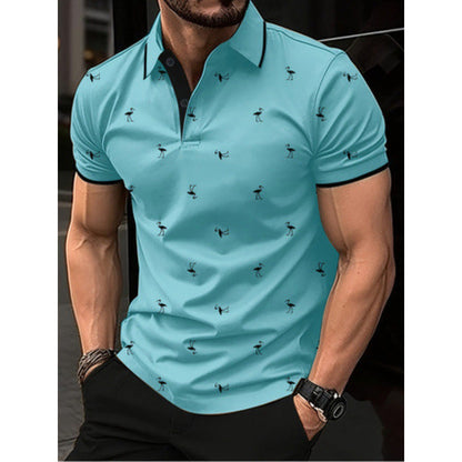 Herren Polo-Shirt Bedruckt Modern Berlin Style