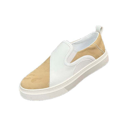 Damen Sneaker Slip-On Camouflage Schuhe Elegant