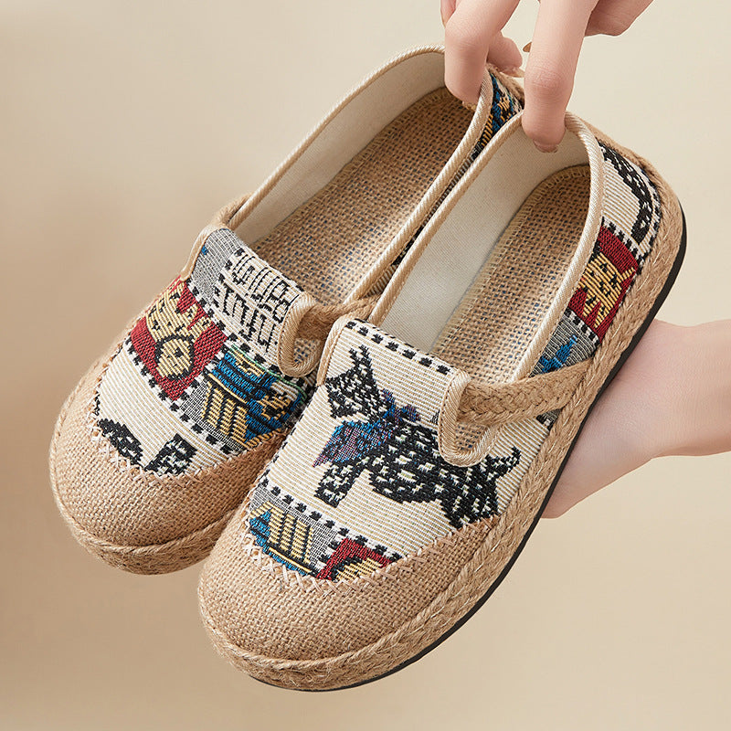 Damen Slipper Bequem Bunt Mode Schuhe