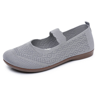 Damen Ballerinas Atmungsaktiv Rutschfest Bequem