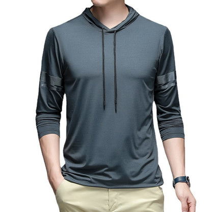 Herren Sport Hoodie atmungsaktiv Funktionsshirt Modern