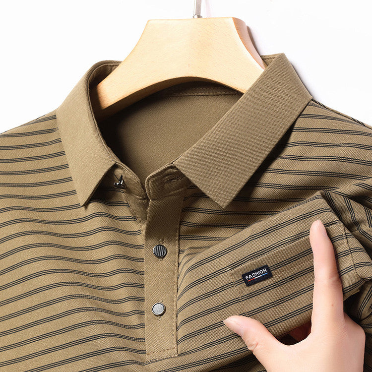 Herren Polo-Shirt Gestreift Modern Sportlich