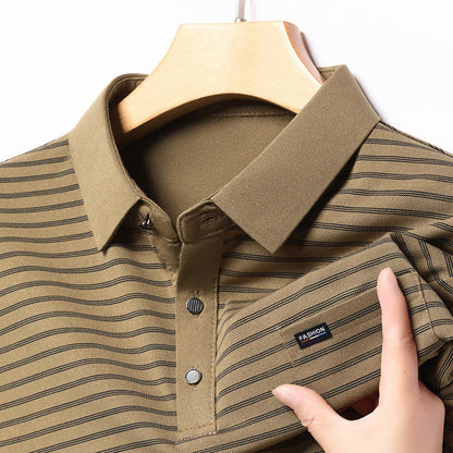 Herren Polo-Shirt Gestreift Modern Sportlich
