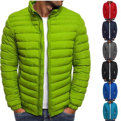 Herren Steppjacke Leicht Warm Isolierend