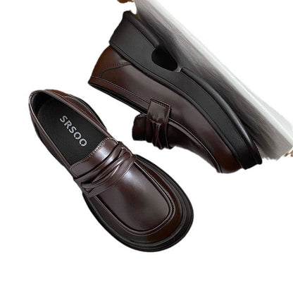 Damen Leder-Loafers Elegant Bequem Klassisch