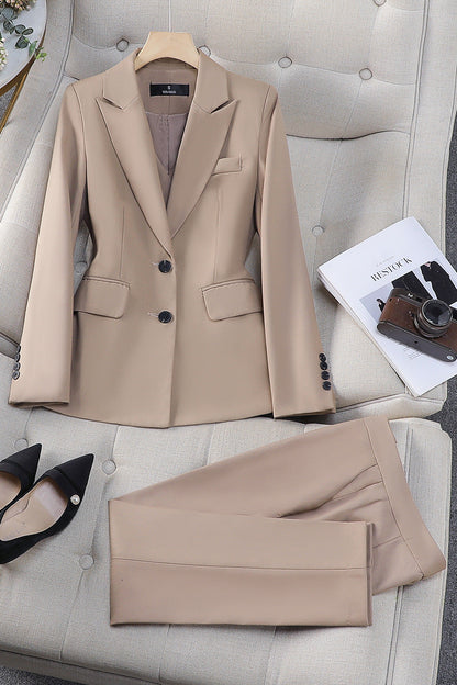 Moderne Business Blazer Hosenkombi Damen