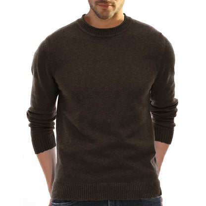 Herren Pullover Rundhals Eleganter Schnitt Modern
