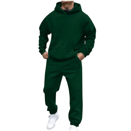 Bequemer Herren Freizeitanzug Oversized mit Kängurutasche