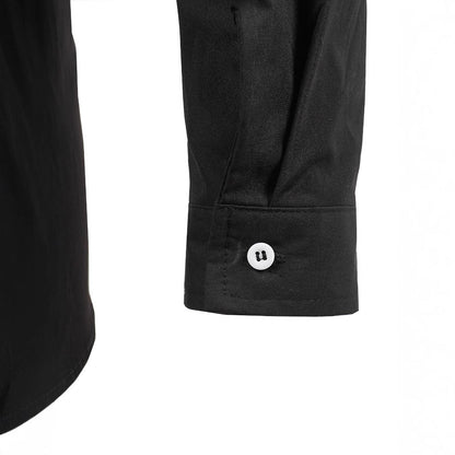 Herren Langarmhemd Asymmetrisch Modern Trendy
