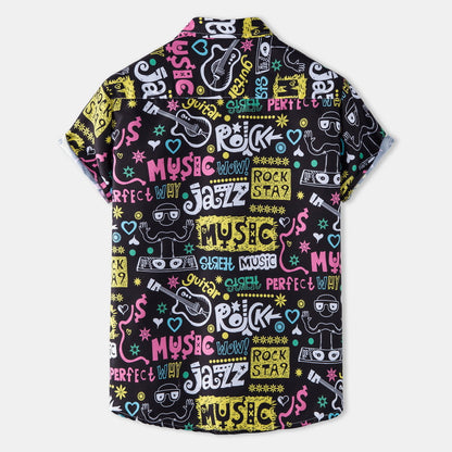 Herren T-Shirt Kurzarm mit Berlin Grafikdruck Modern